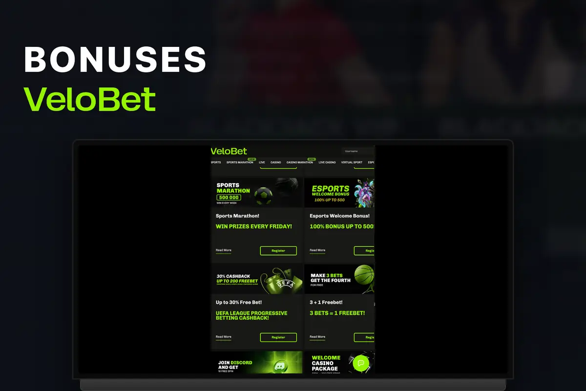 Velobet Casino bonuses and promotions