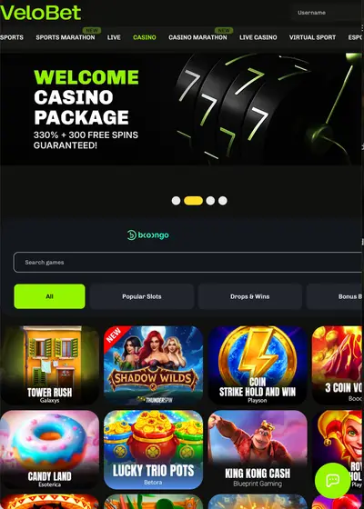 Velobet slot games